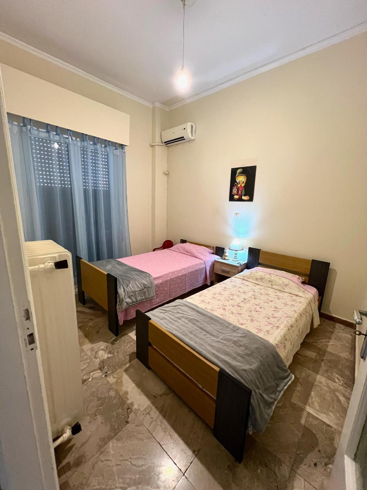Cozy & Bright Home 50M From Subway -Agios Antonios Athena Bagian luar foto